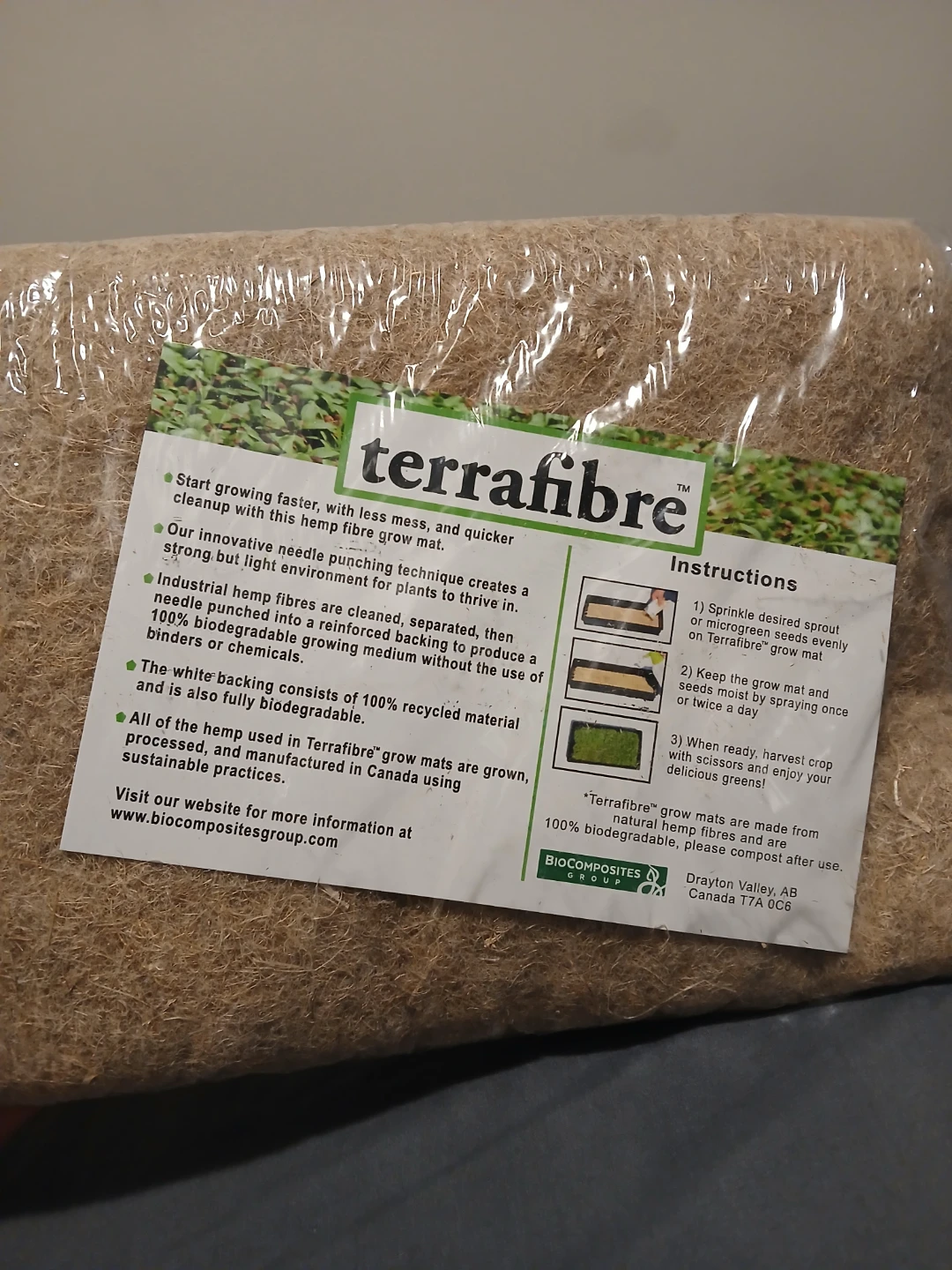 TerraFibre All Natural Hemp Grow Mats (10 Pack) - photo 3