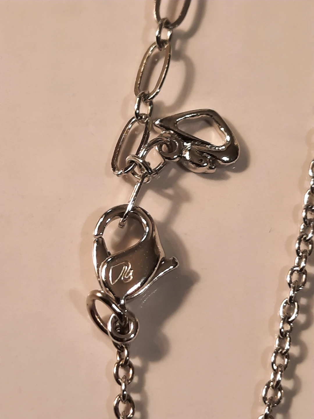 Swarovski  neclase ,and bracelet silver tone - photo 3