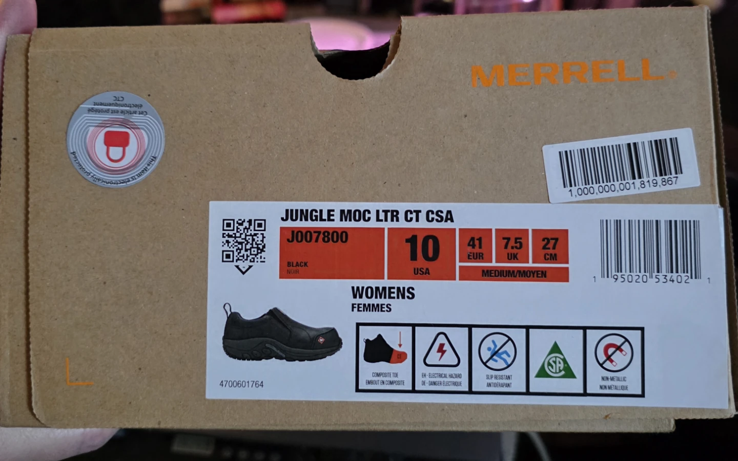 Women's Comp. Toe Safety shoes