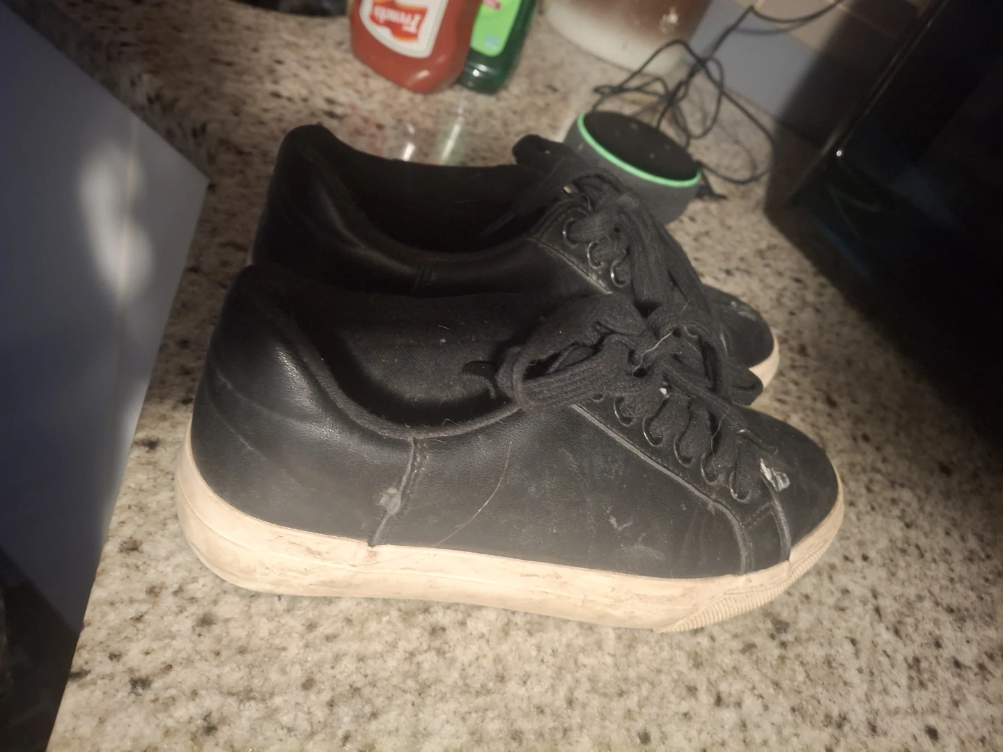 Black Lace-Up Sneakers - photo 2