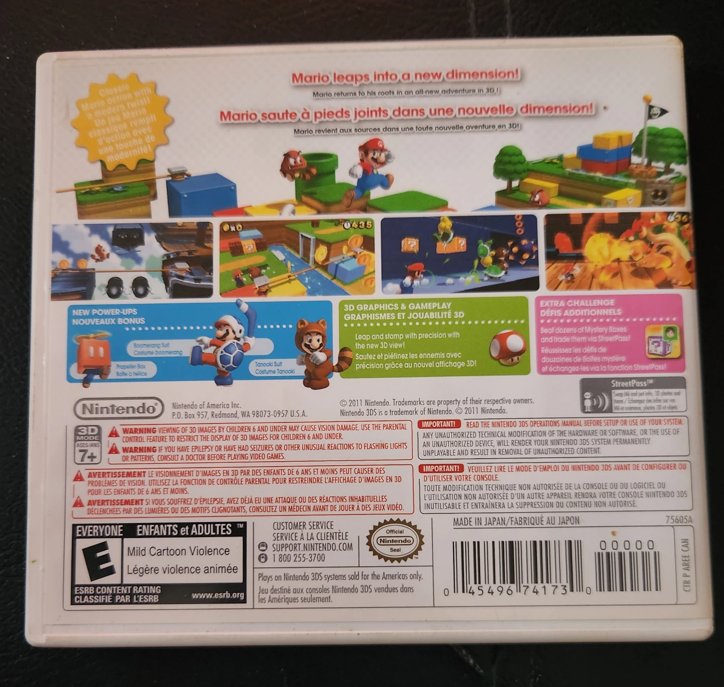Super Mario 3D Land Nintendo 3DS Game 🌱 - photo 2