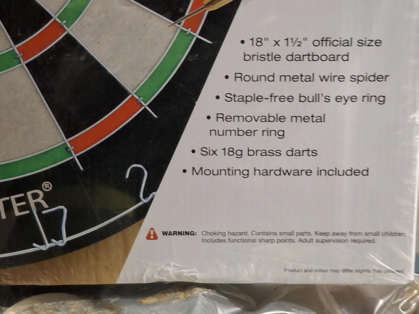 Sportcraft Bristle Dartboard Set with 6 Darts