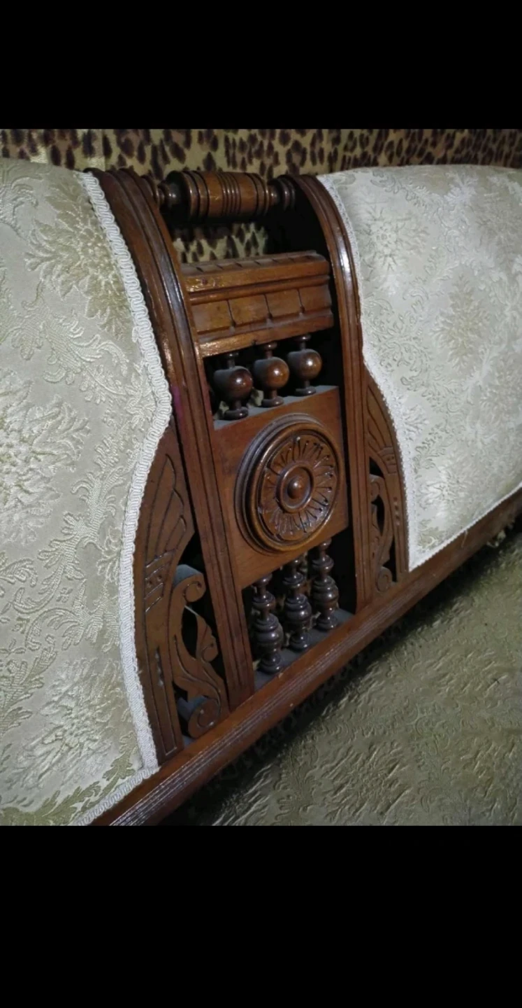 Antique Loveseat Bench - photo 2