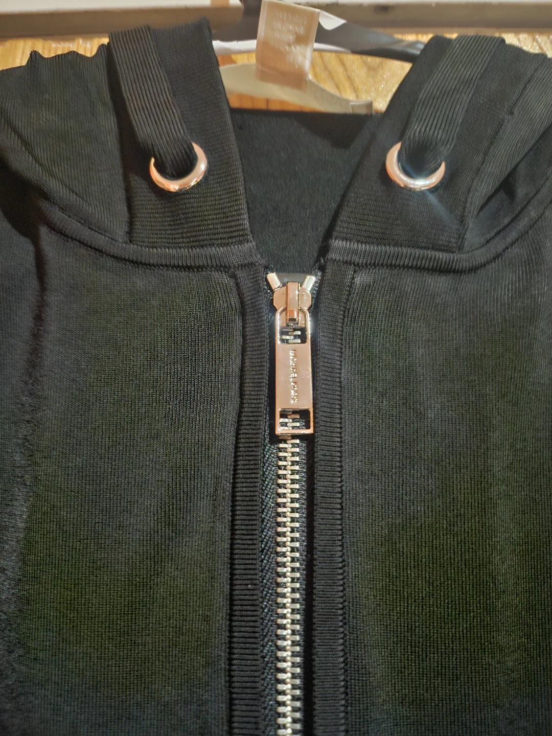Michael Kors Black Zip-Up Hoodie Jacket Size S - photo 3