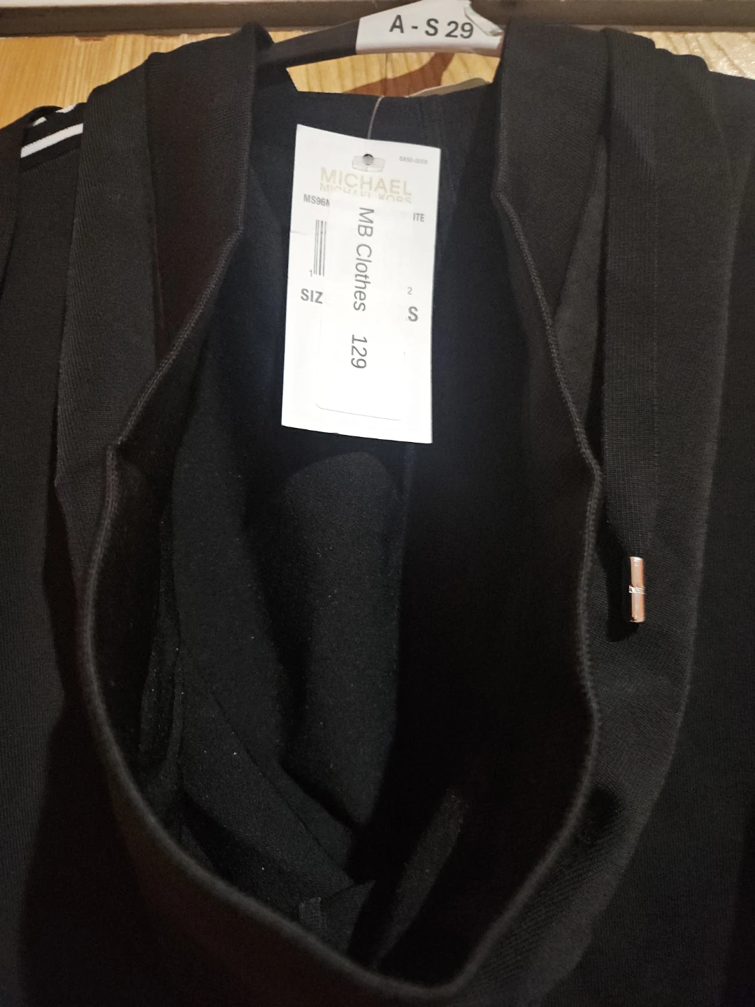 Michael Kors Black Zip-Up Hoodie Jacket Size S - photo 4