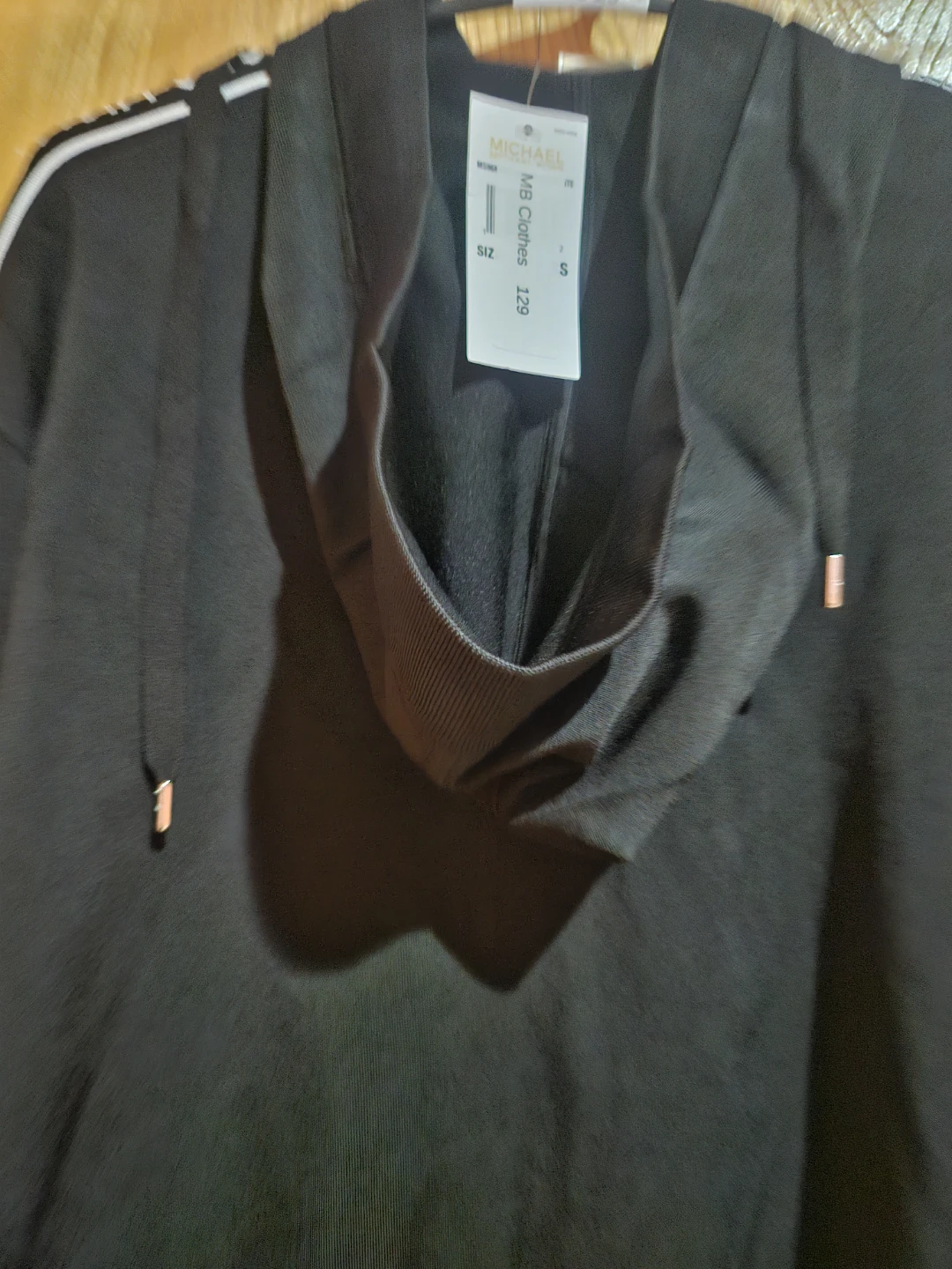 Michael Kors Black Zip-Up Hoodie Jacket Size S - photo 5