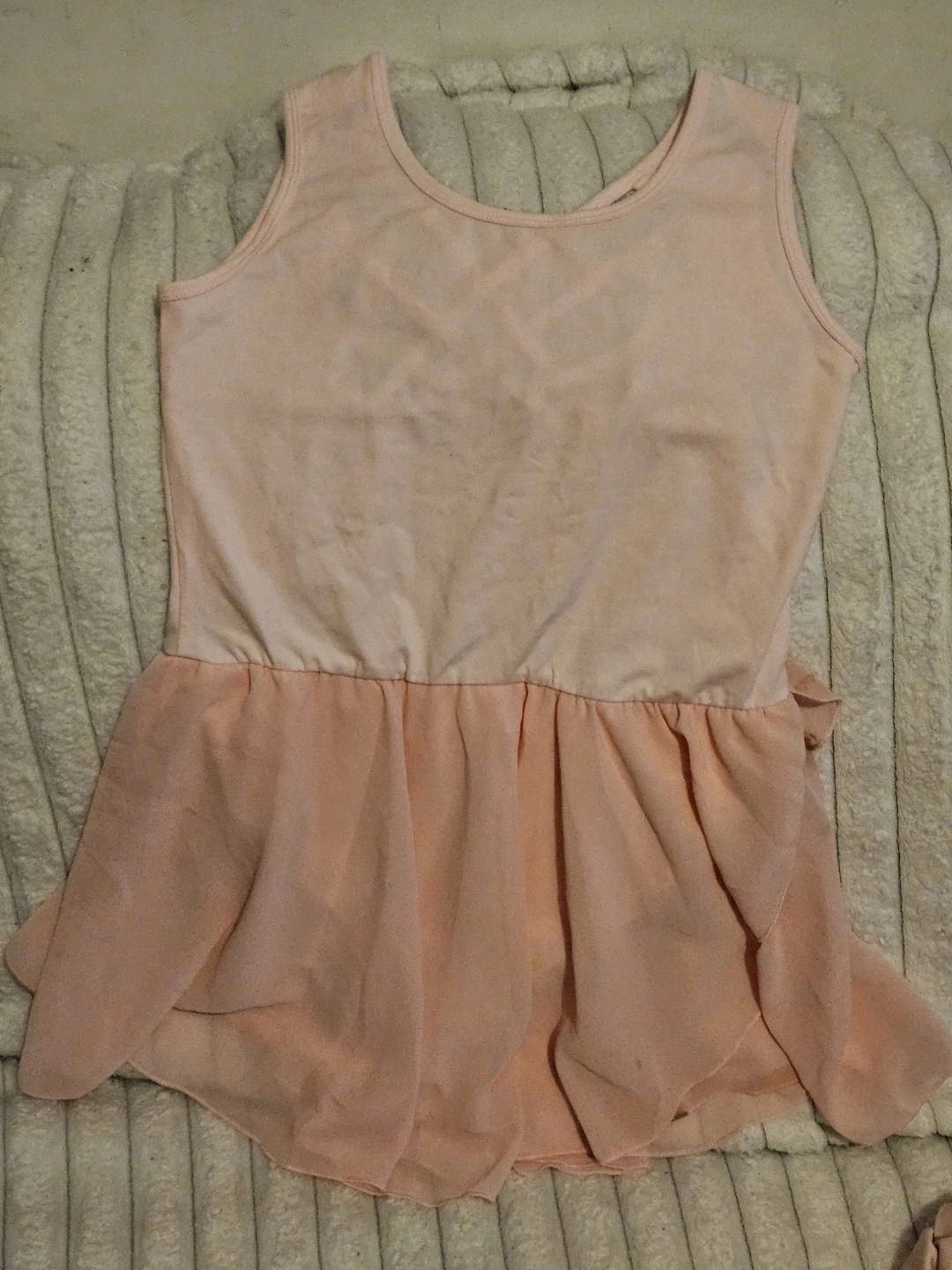 Girls Pink Ballet Leotard with Skirt