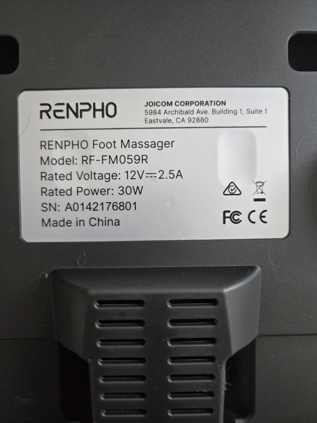 RENPHO Foot Massager RF-FM059R - photo 4