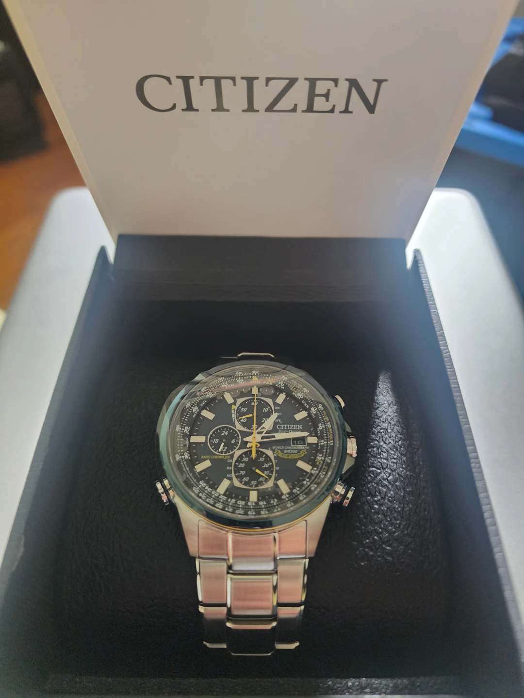 Citizen Eco-Drive World Chronograph WR200 Watch