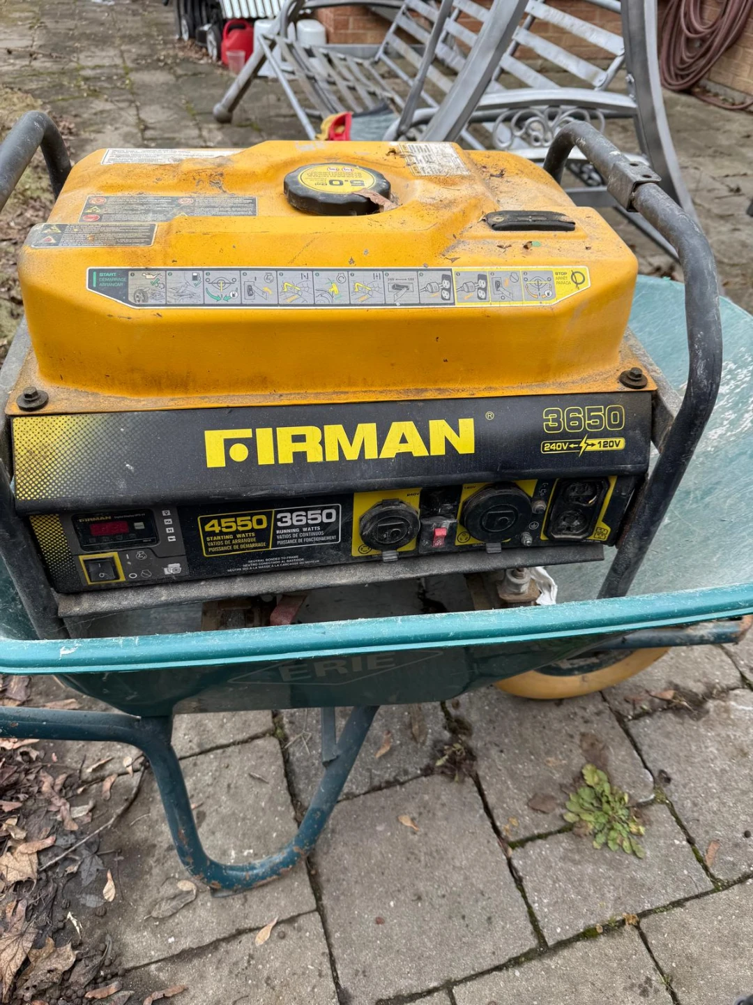 Firman 3650 Generator - photo 3