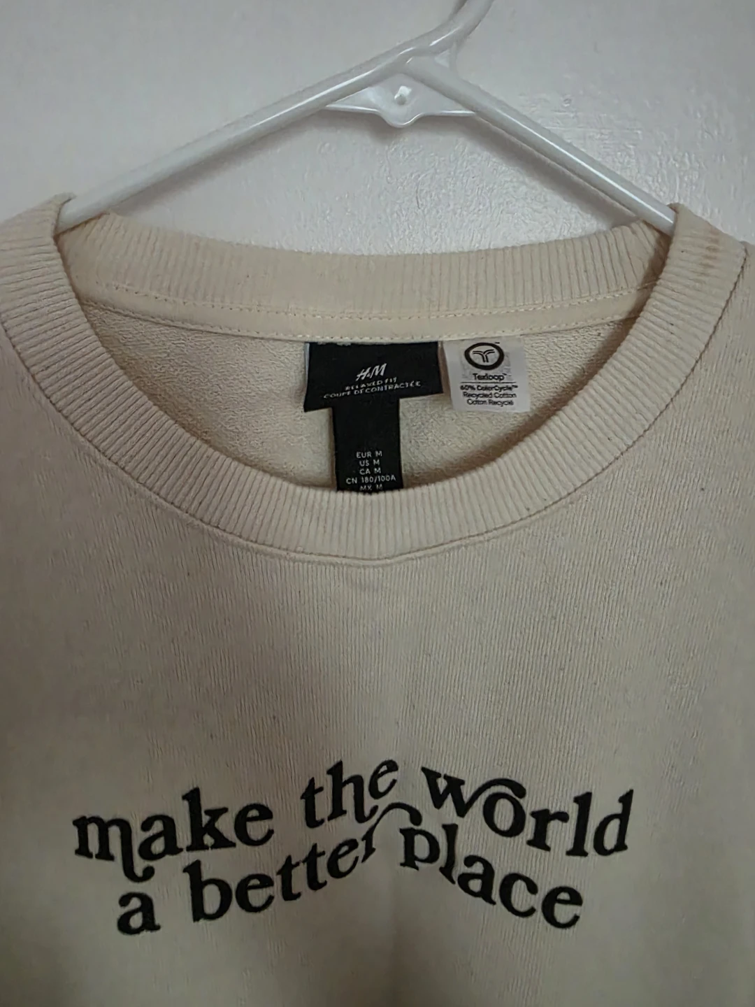 H&M Cream "Make The World A Better Place" - photo 2