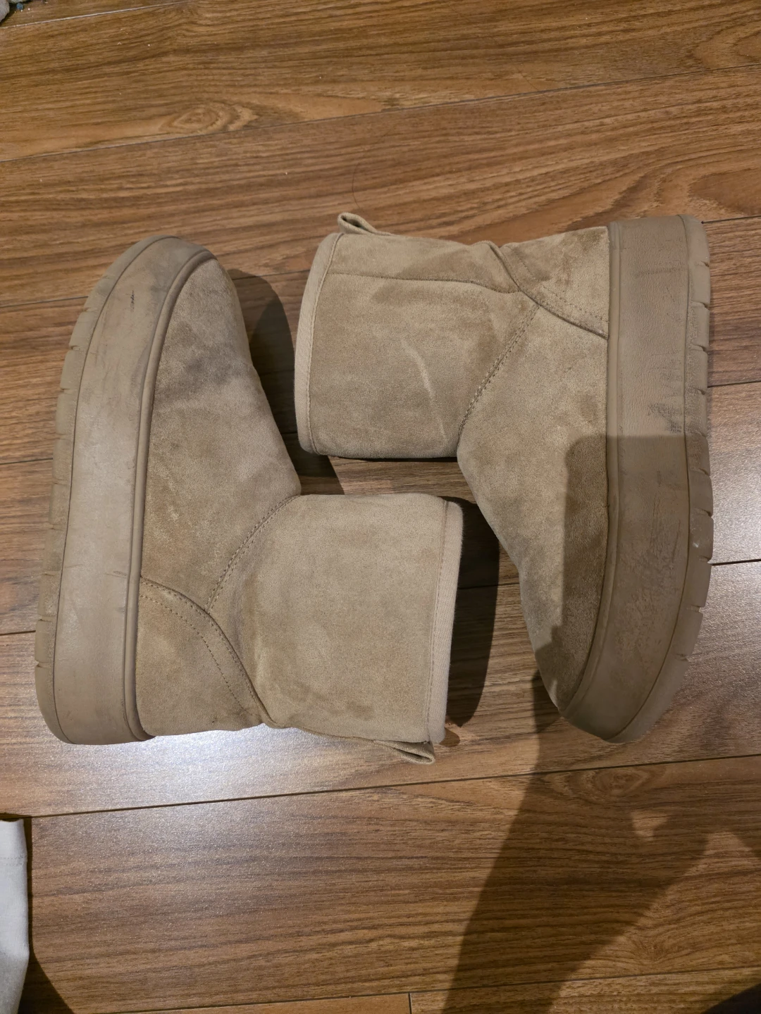 Zara Tan Suede Boots size 8 - photo 2
