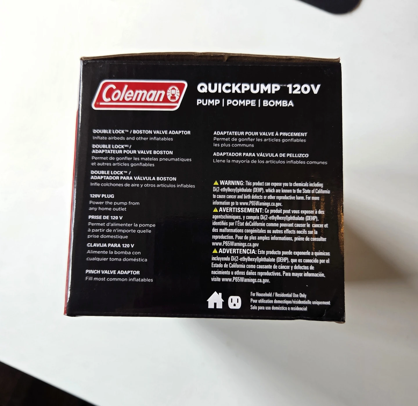 Brand New Coleman QuickPump 120V Electric Air Pump - photo 3