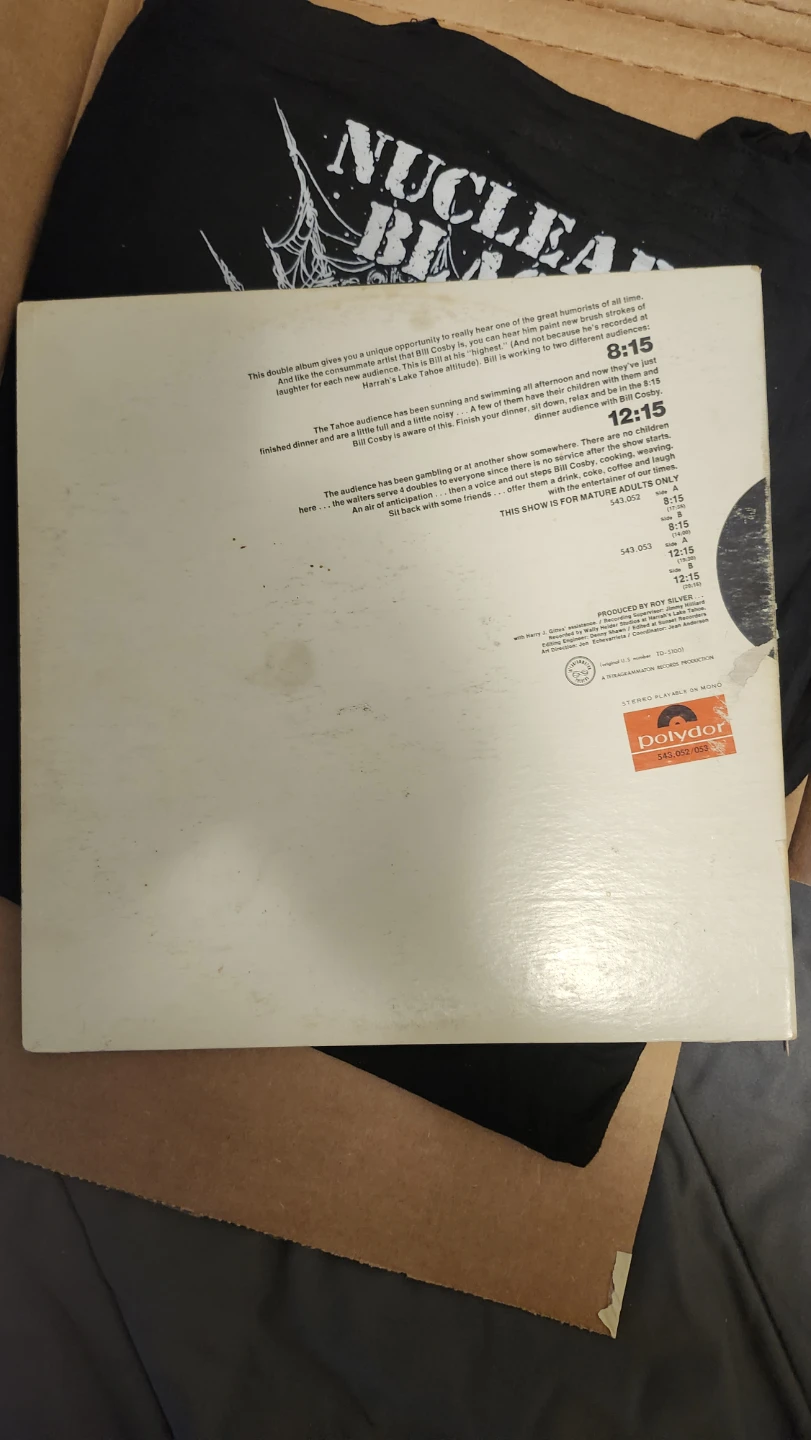 Bill Cosby 8:15 12:15 2 Record Set Vinyl Album - photo 3