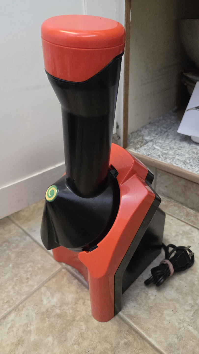 Black and Orange Ice Cream Maker