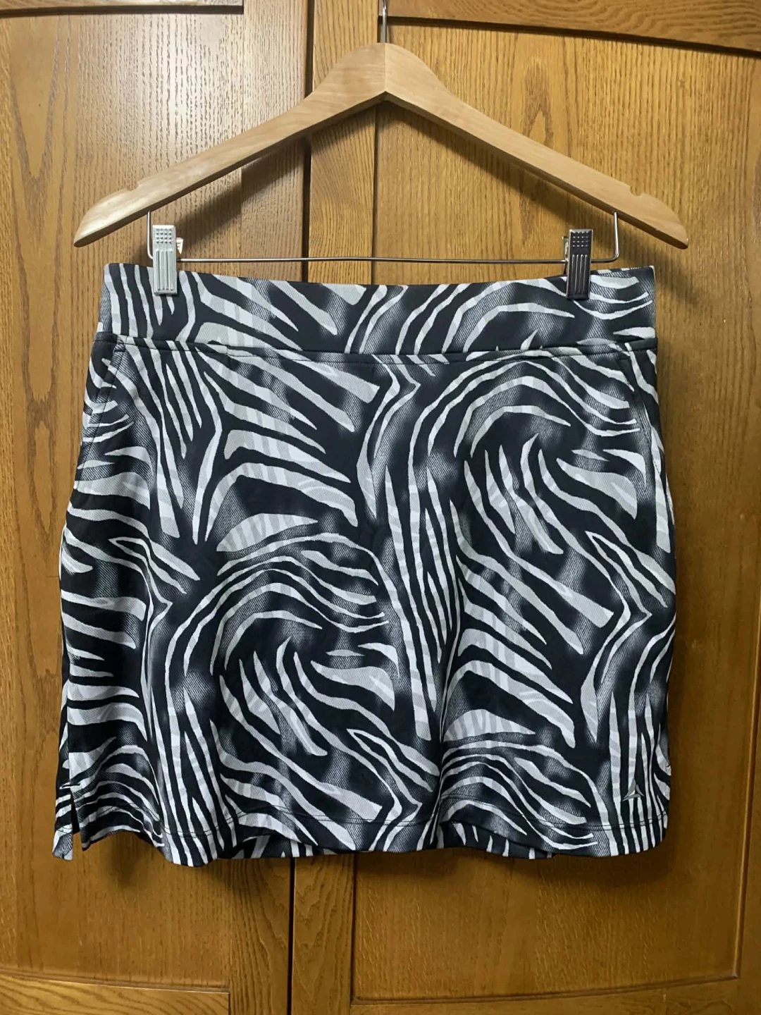 Bermuda Sands Zebra Print Skirt - Size Medium