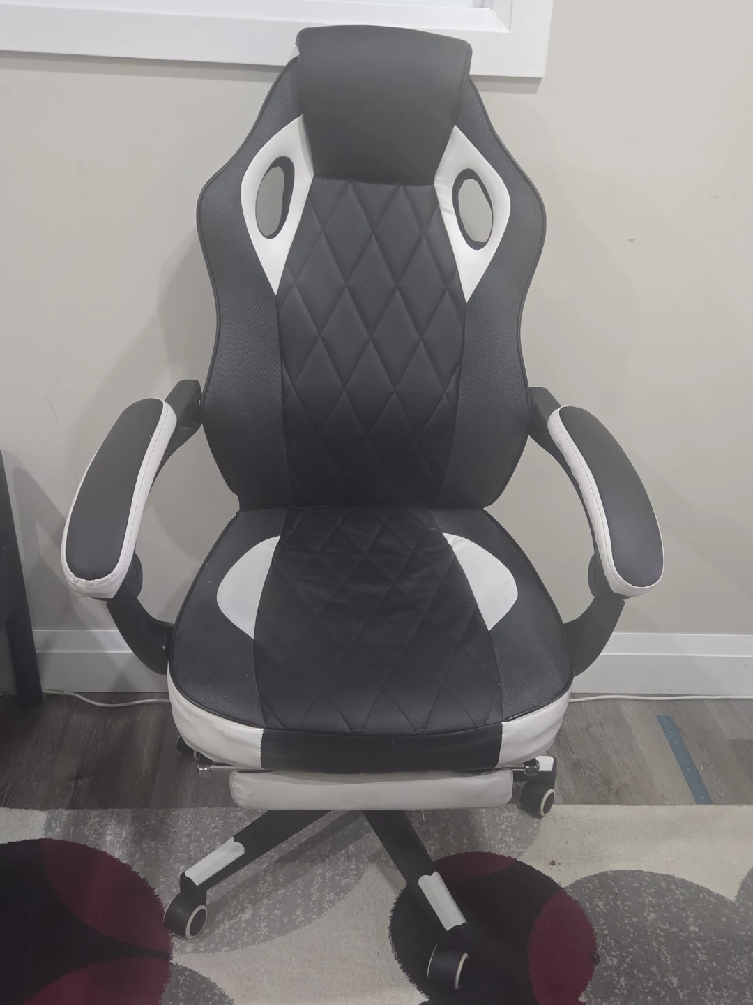 Gaming Chair - Black and White - photo 2