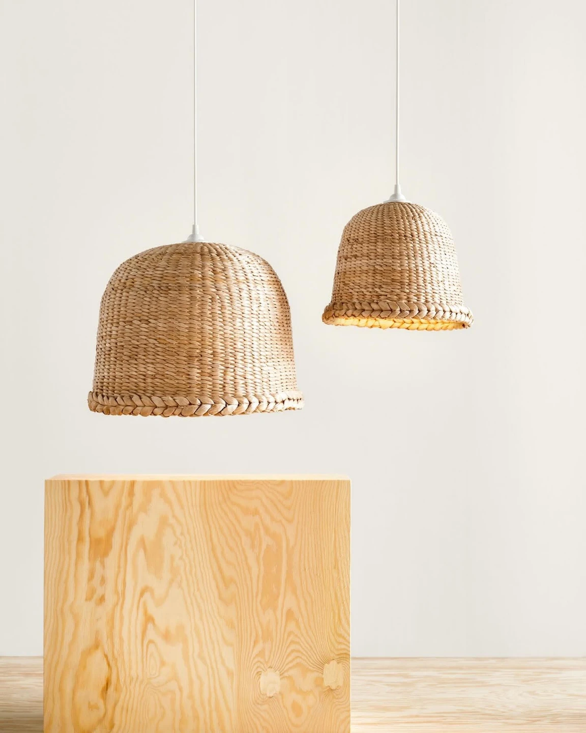 Set of 2 IKEA MÄVINN Pendant Lamps – Large & Small
