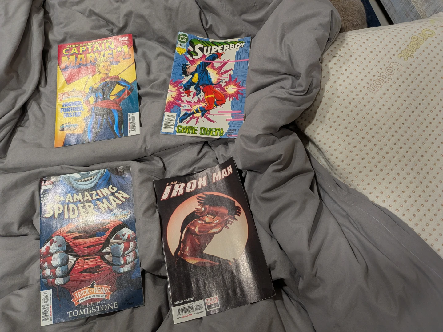 Collection of DC and Marvel Comics