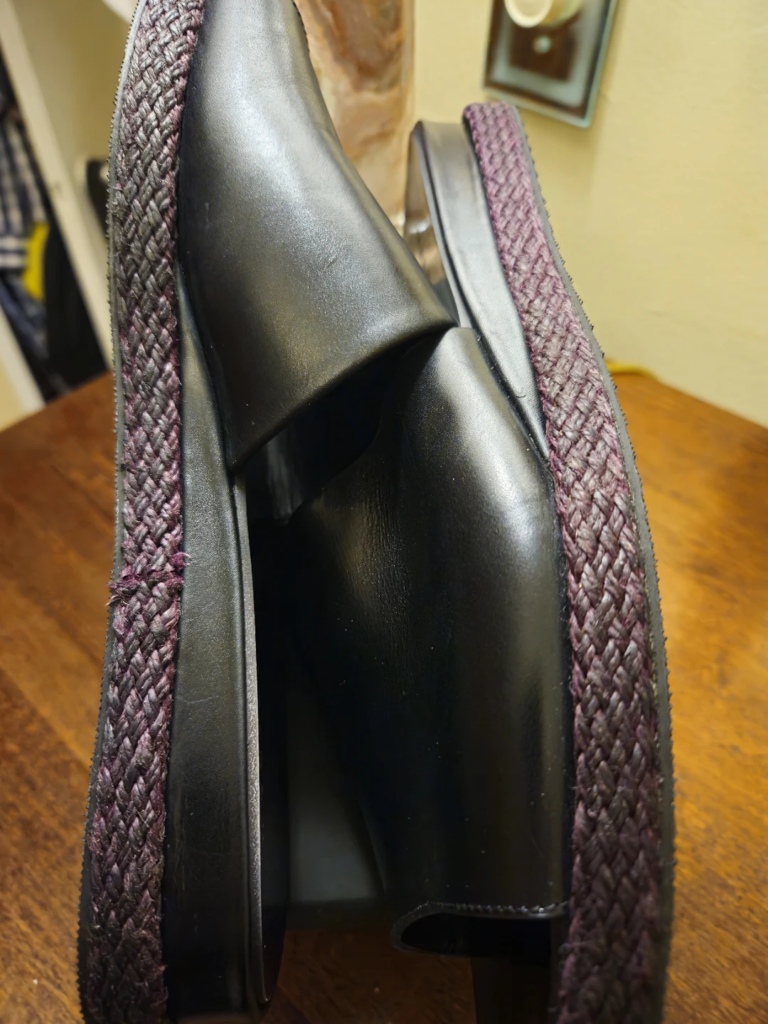 Walter Steiger Black Leather Wedge Mules - photo 3