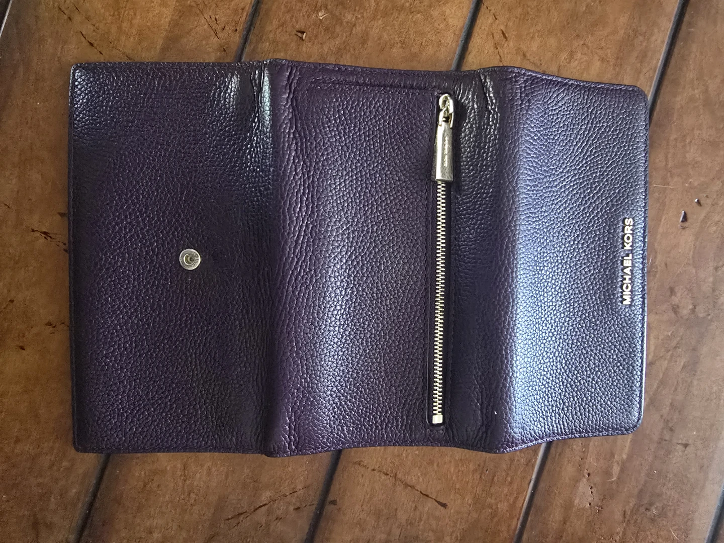 Michael Kors Purse and Wallet Set - Deep Plum - photo 3