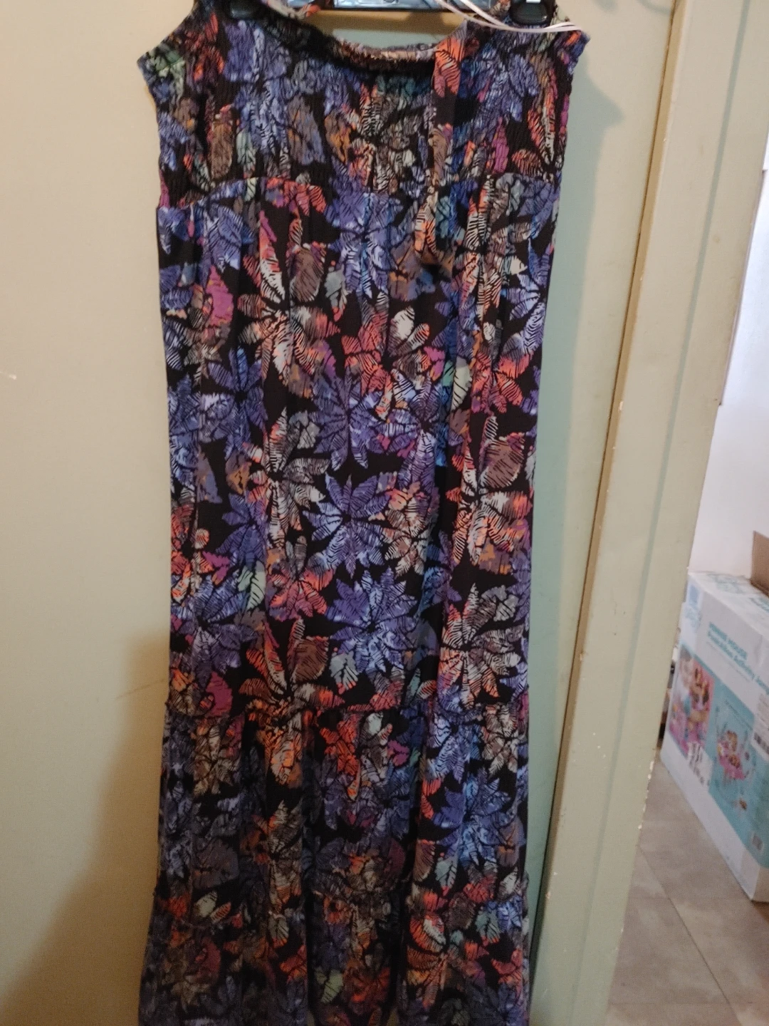 Style & Co. Women's Floral Maxi Dress Size L