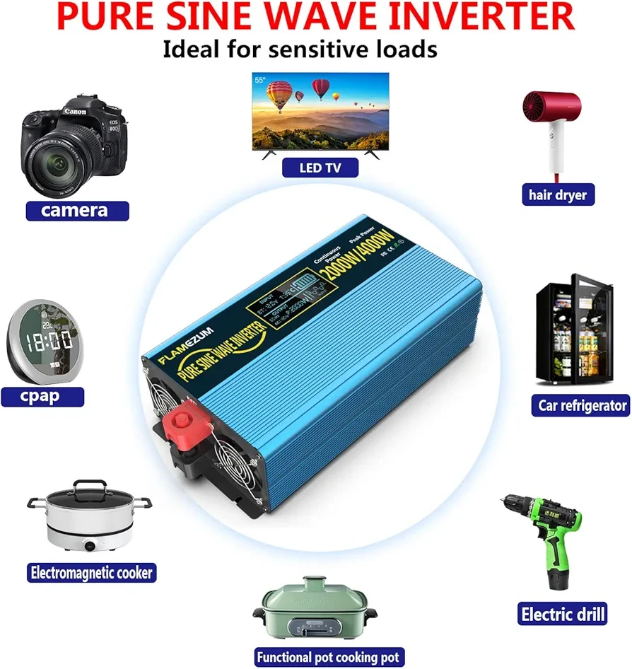 FLAMEZUM Pure Sine Wave Inverter 2000W/4000W - photo 5