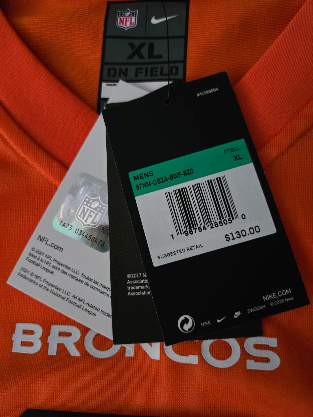 Denver Broncos Russell Wilson Jersey - photo 4