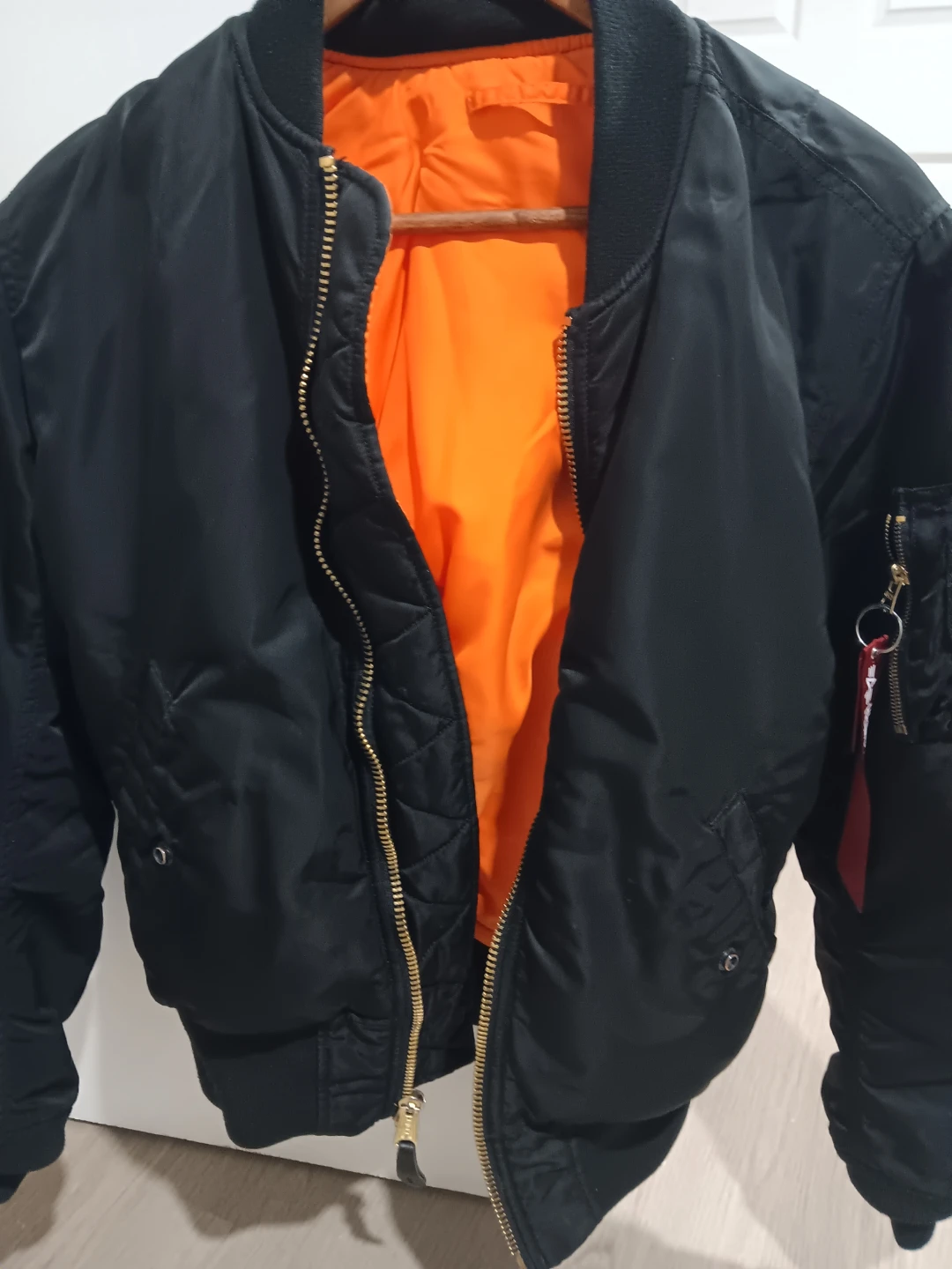Alpha Industries MA-1 Bomber Jacket - Black - photo 4