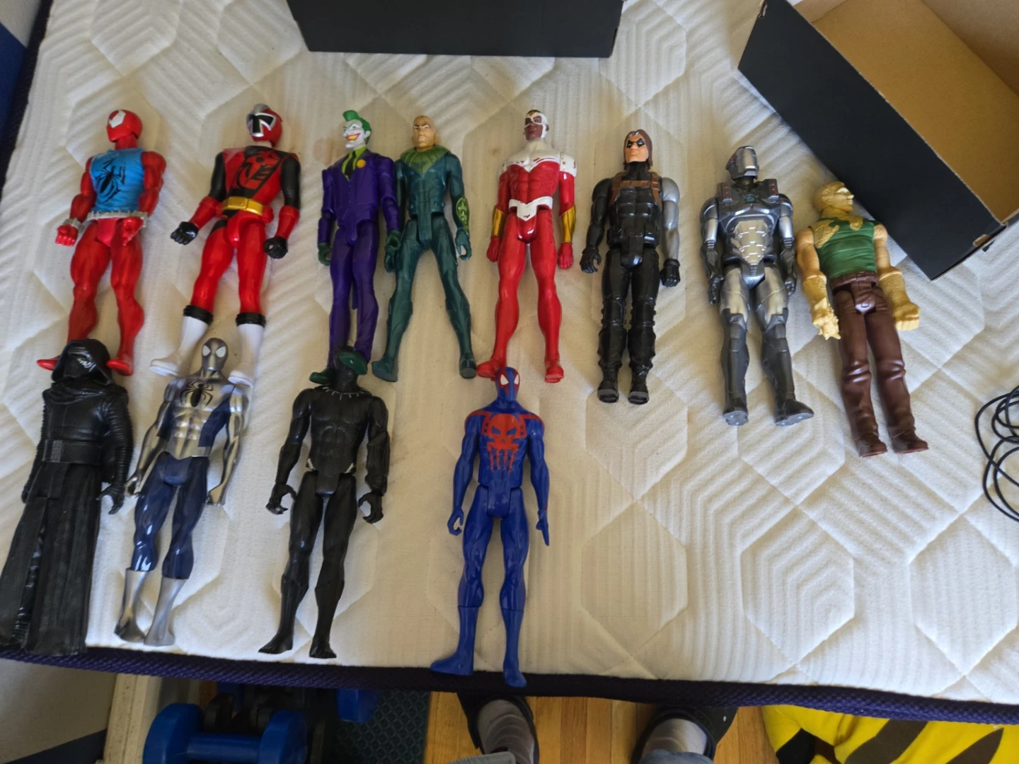 Action Figure Lot - Marvel, Power Ranger, DC