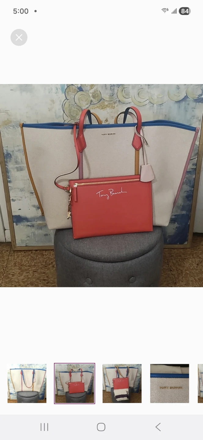 Tory Burch Tote Bag with Pouch - photo 4