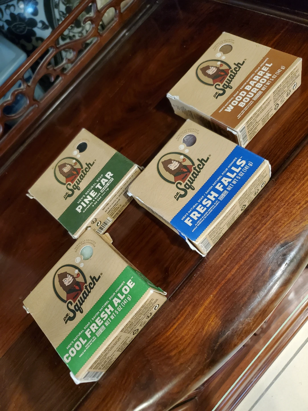 Dr. Squatch Men's Natural Soap Bundle (4 bars)