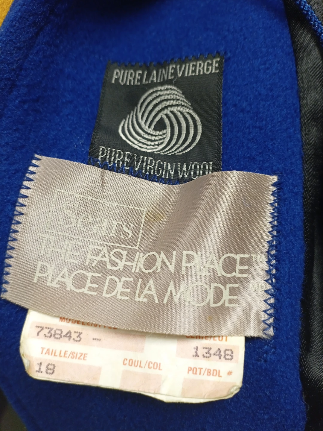 Vintage Blue Wool Overcoat - photo 3
