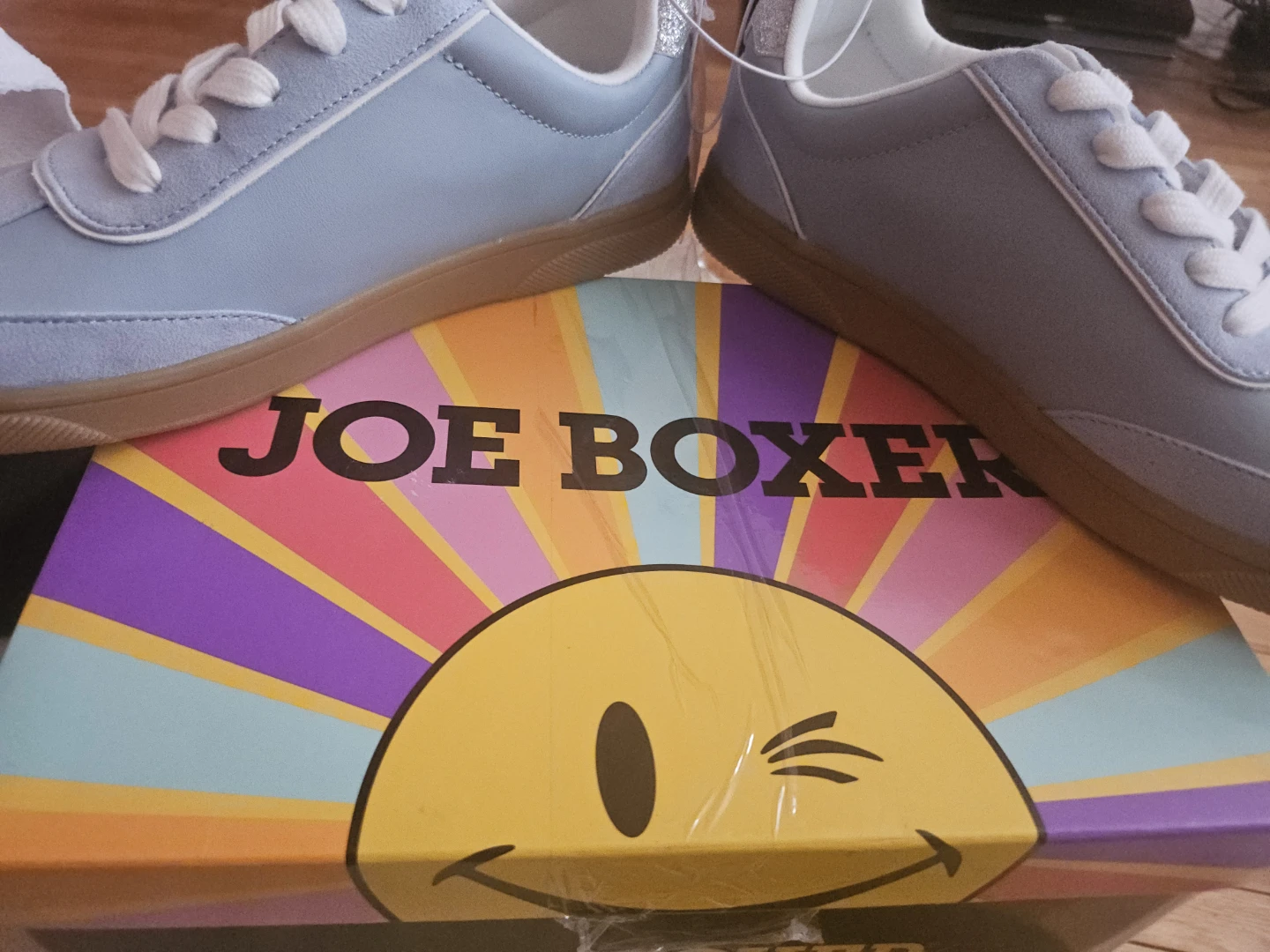 Joe Boxer Women's Light Blue Suede Sneakers - photo 2