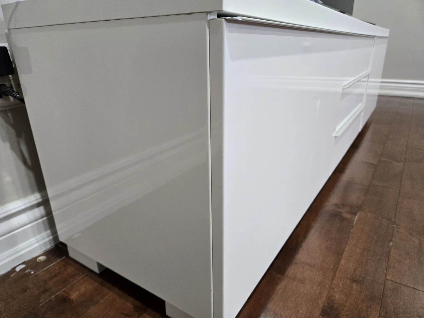 Ikea Besta Burs White High Gloss TV Stand Media Console - photo 5