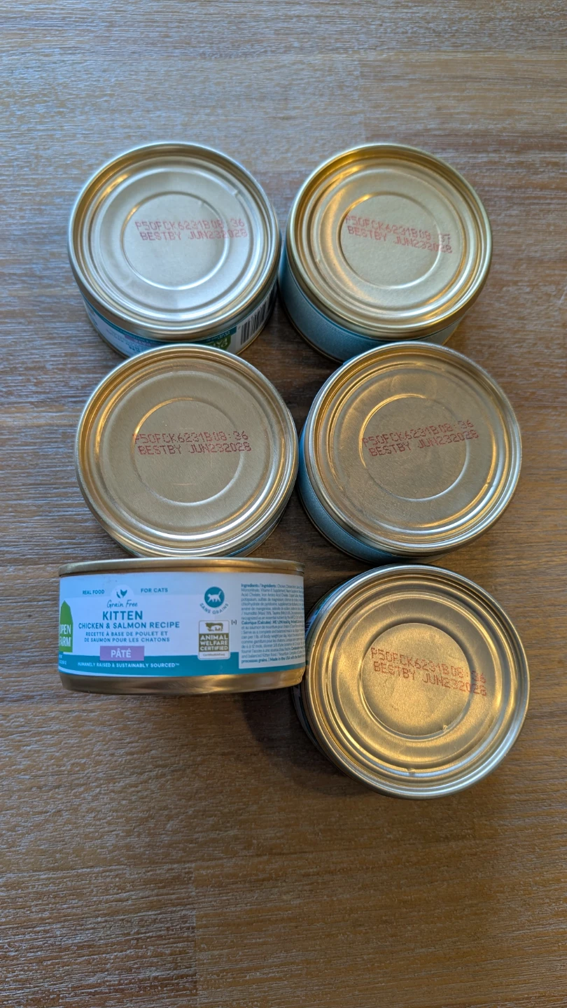 Open Farm Grain Free Kitten Chicken & Salmon Pâté (6 Cans)