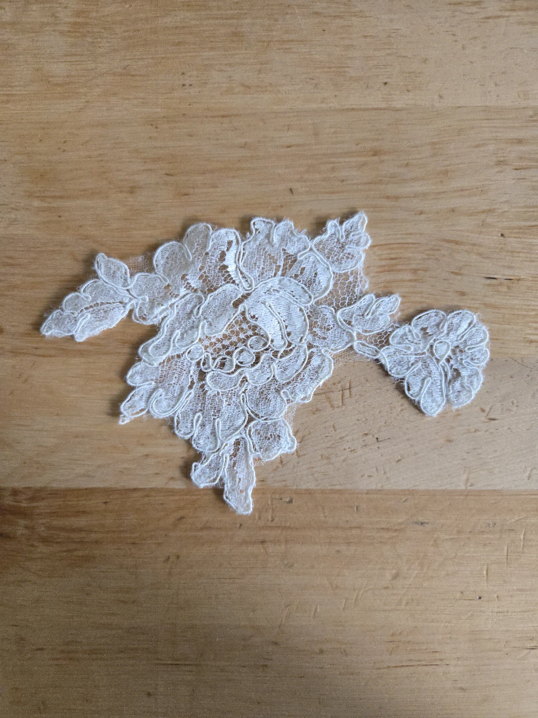 White Lace Floral Applique