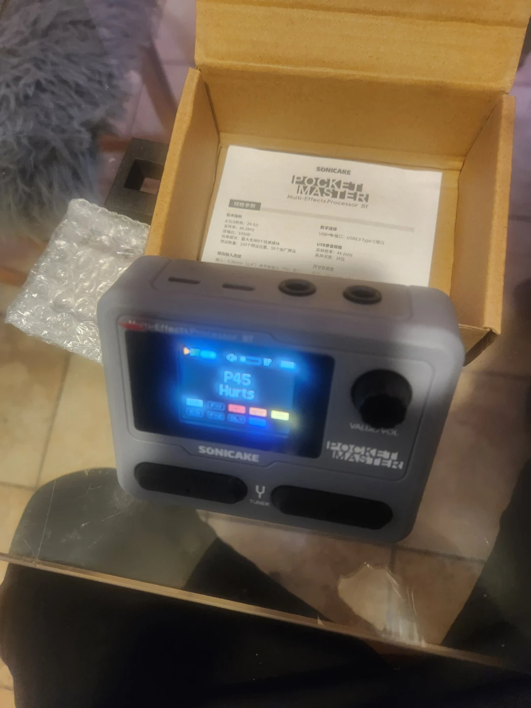 SONICAKE Pocket Master Multi-Effects Processor BT - photo 3