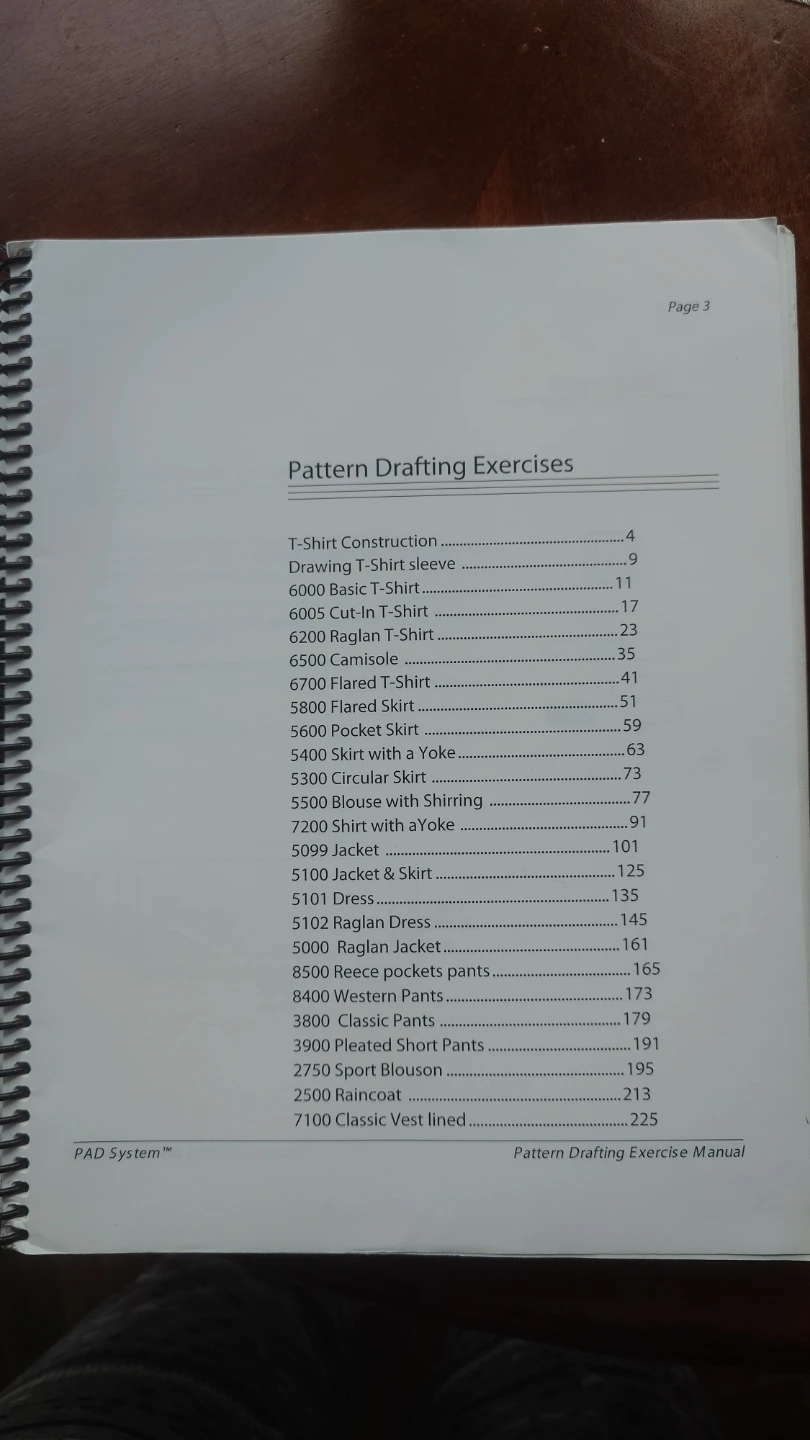 PAD System Pattern Drafting Exercise Manual (v5.0) - photo 2