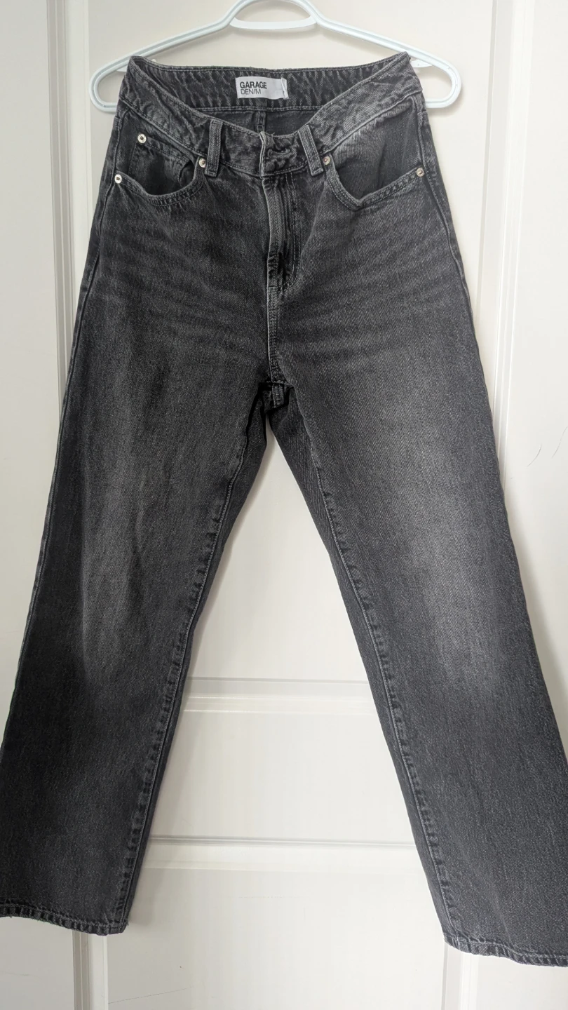 Garage straight fit grey denim