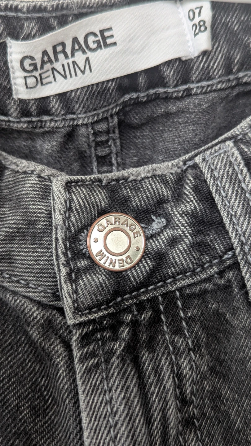 Garage straight fit grey denim - photo 3
