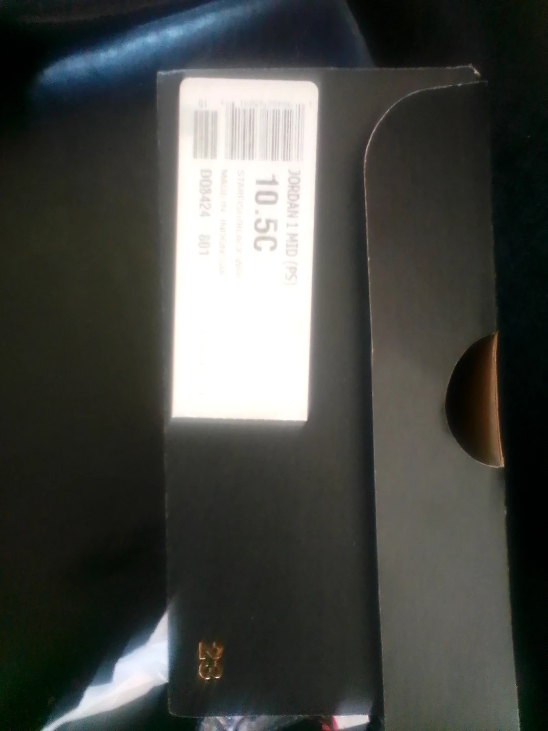 Air Jordan 1 Mid PS Toddler Shoes Size 10.5C - photo 2