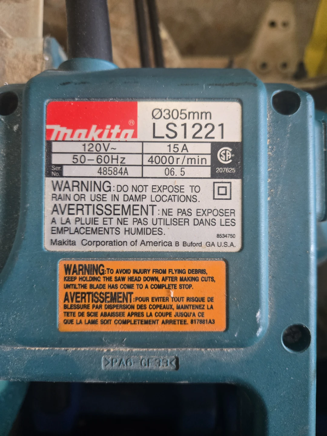 Makita LS1221 12-Inch Compound Miter Saw - photo 2