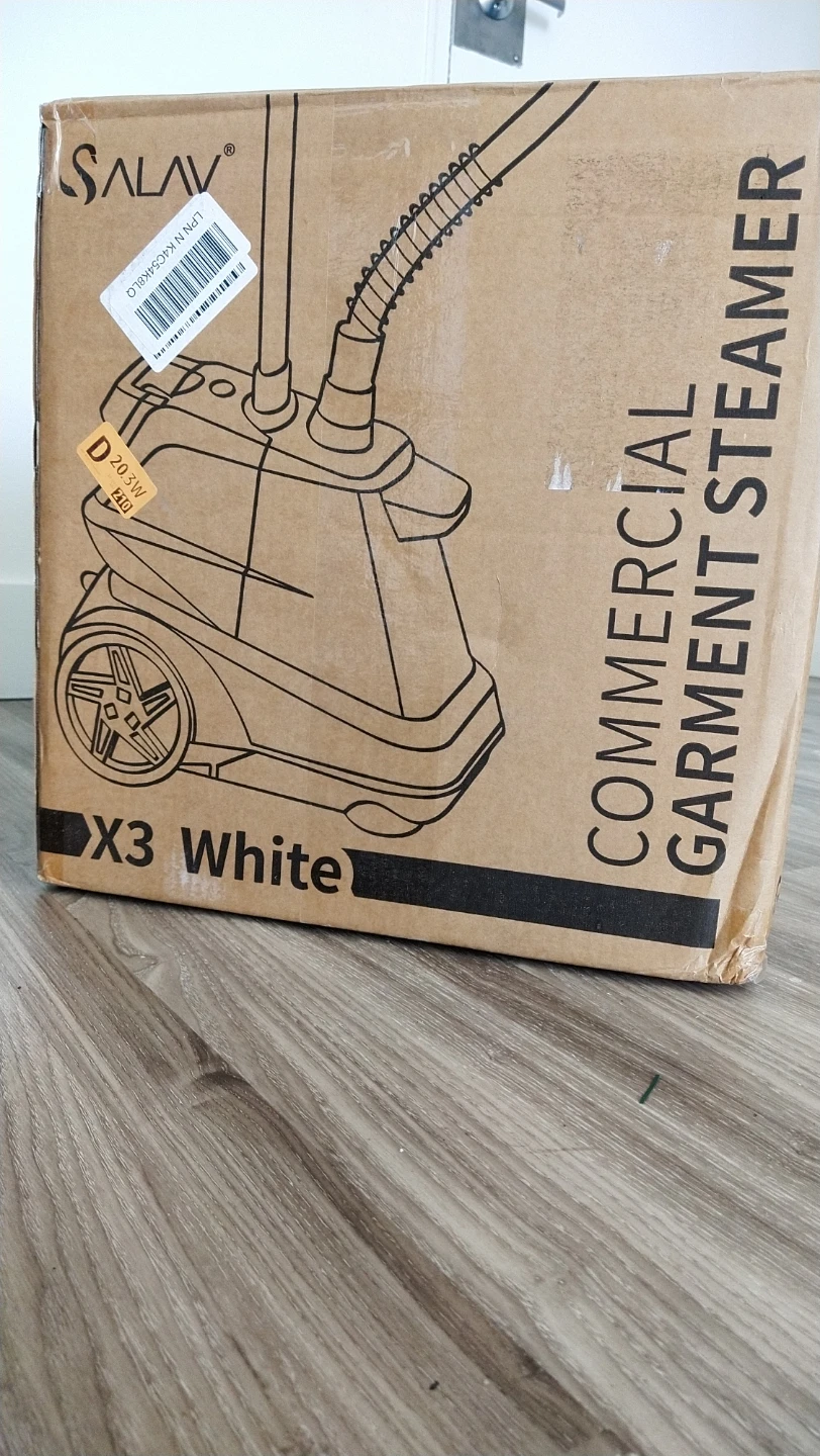 Salav X3 Commercial Garment Steamer - White