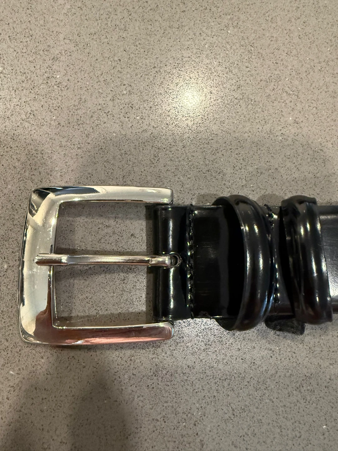 Armani Jeans (AJ) Black Leather Belt - photo 5