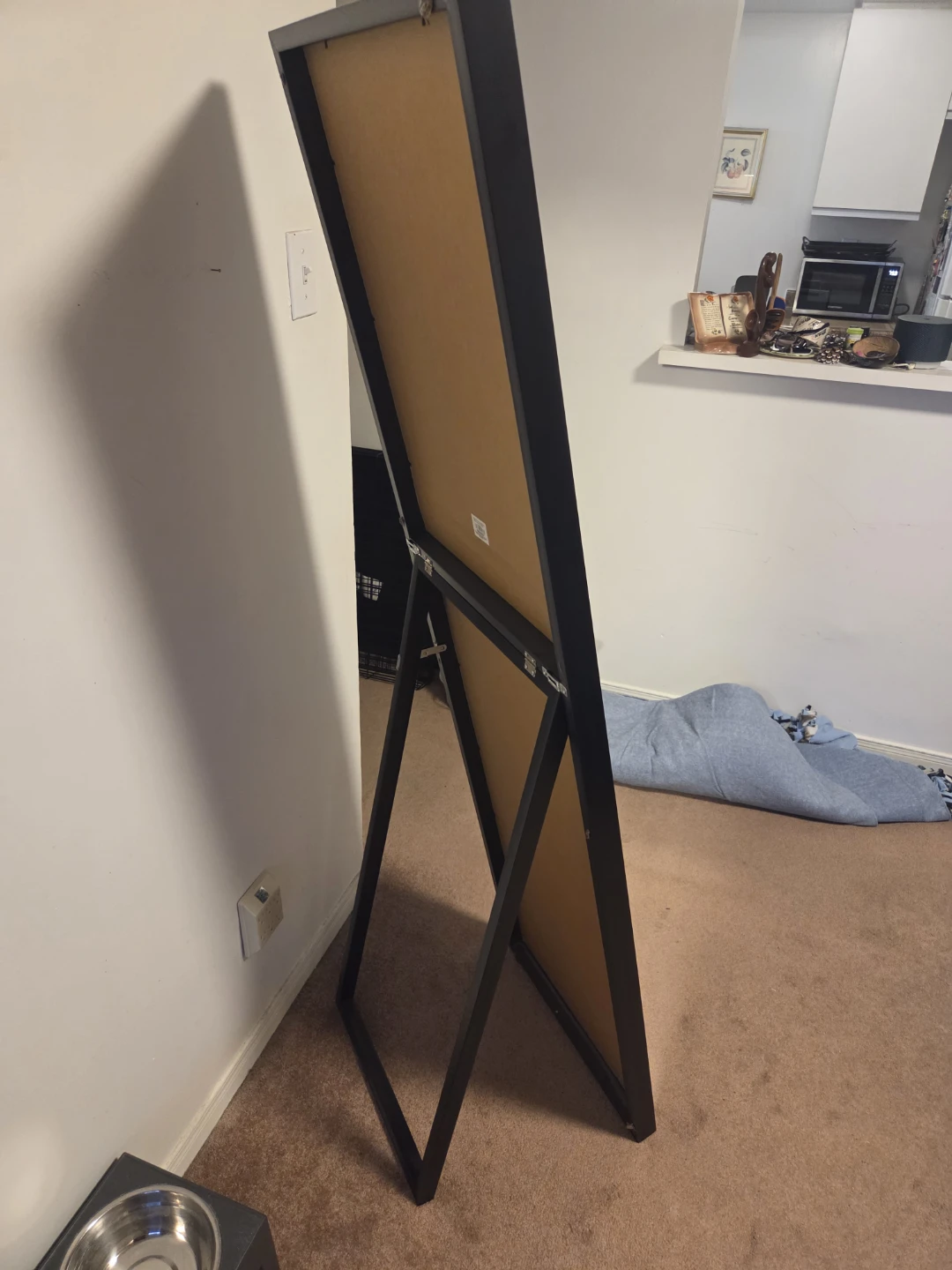 Black Standing Full Length Mirror - photo 3