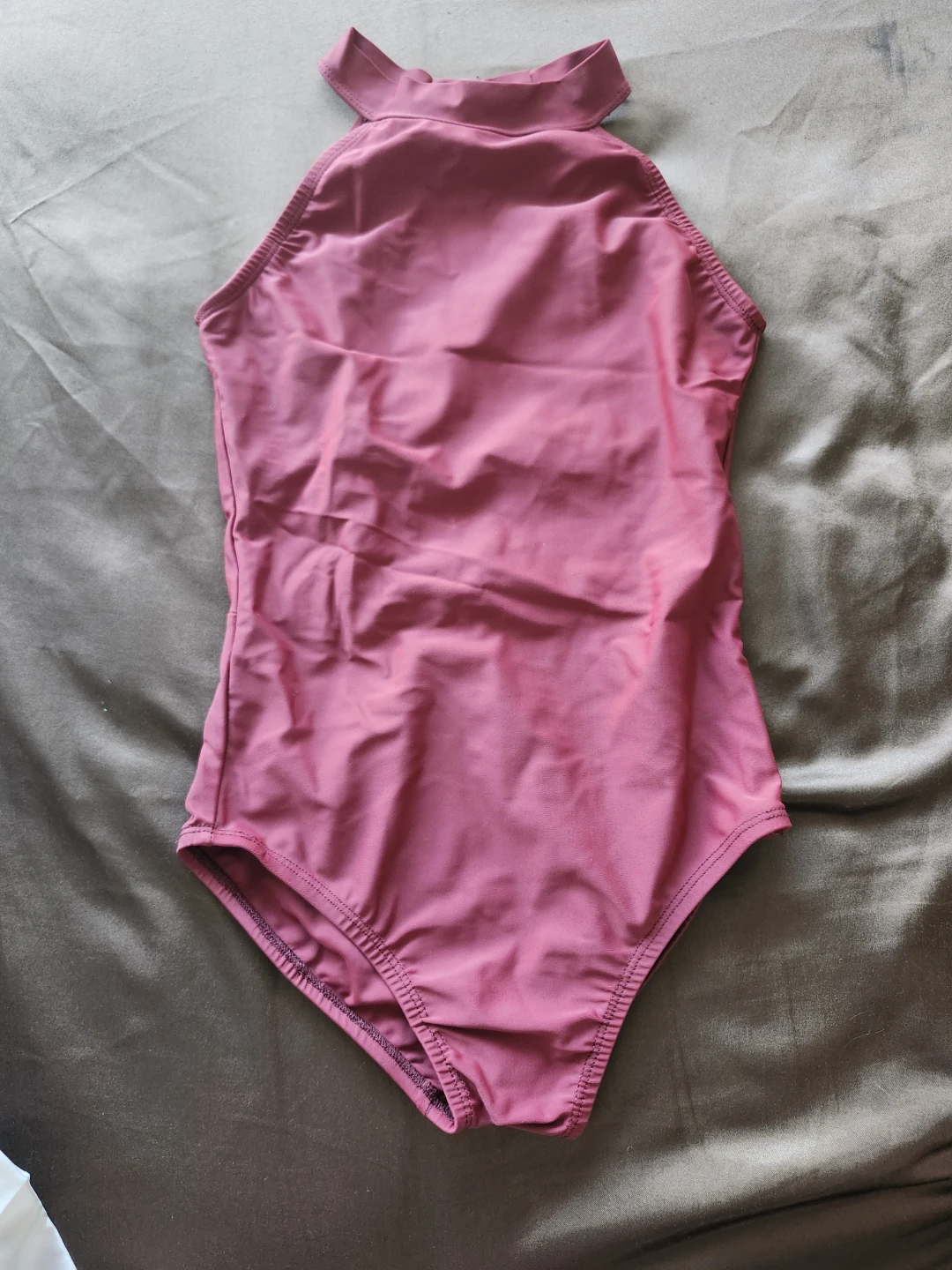 Maroon One-Piece Leotard