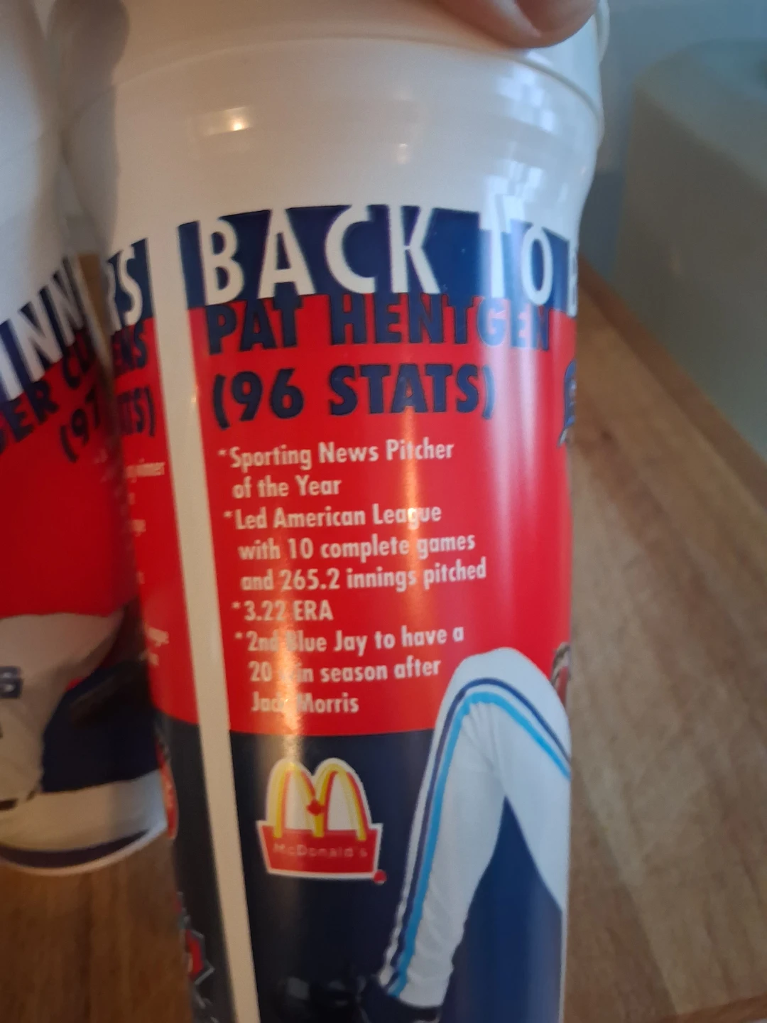 Toronto Blue Jays McDonald's Cups - Roger Clemens & Pat Hentgen - photo 4