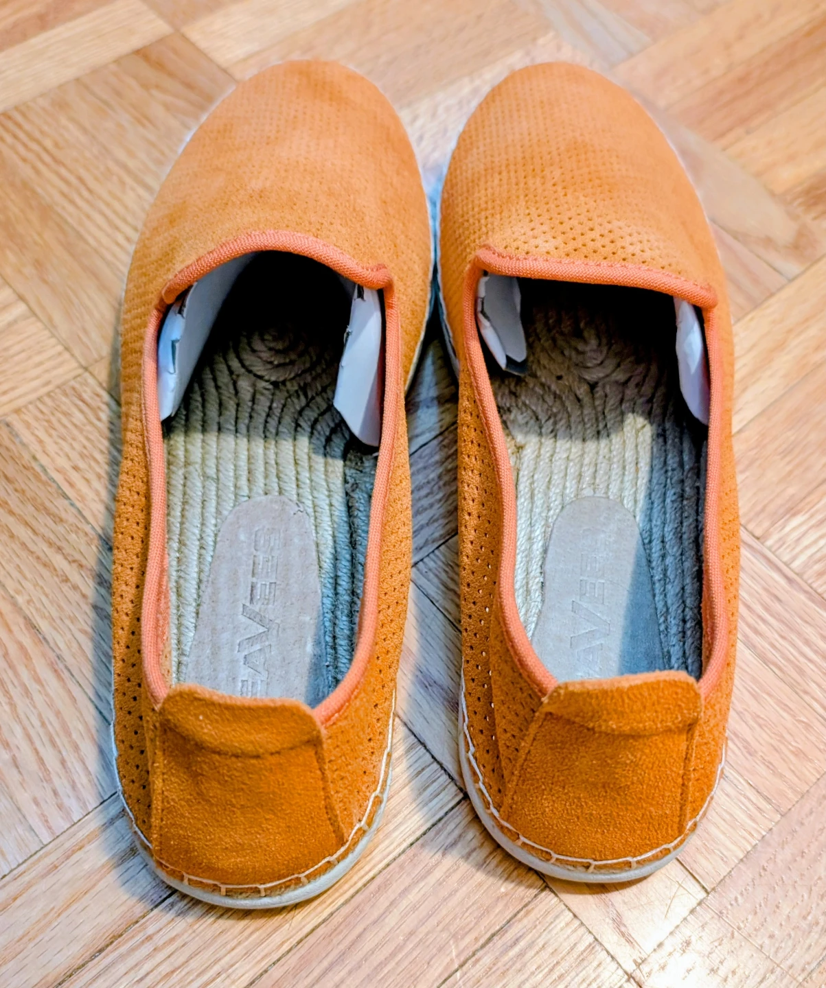 Seavees Orange Suede Espadrille Loafers - photo 2