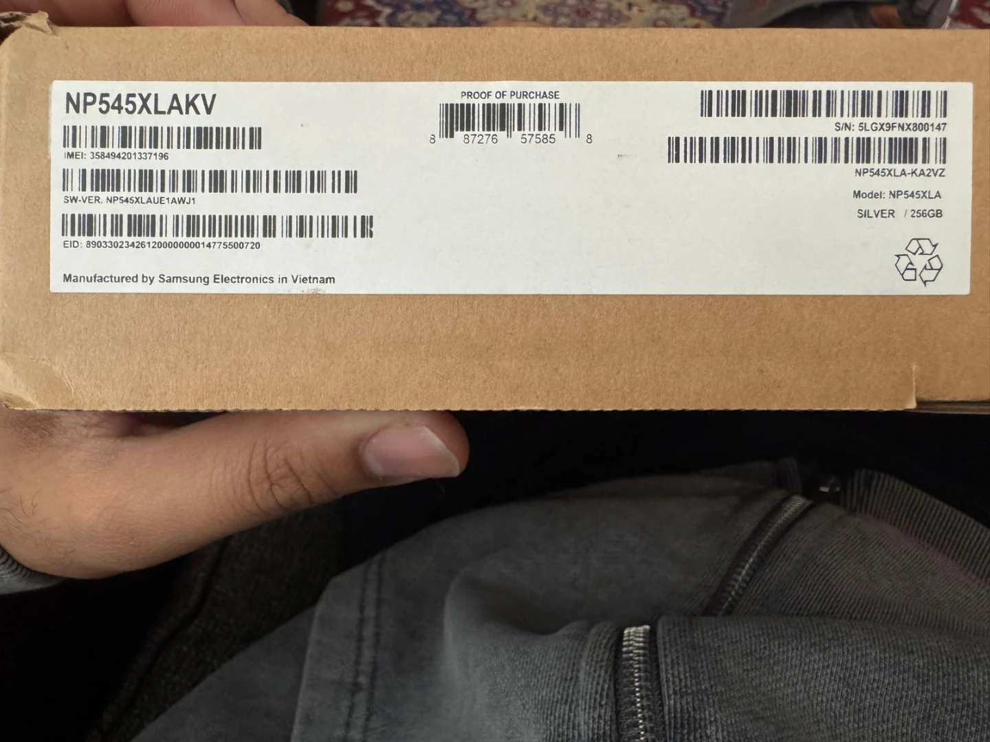 Samsung Galaxy Book Go 5G Silver 256GB